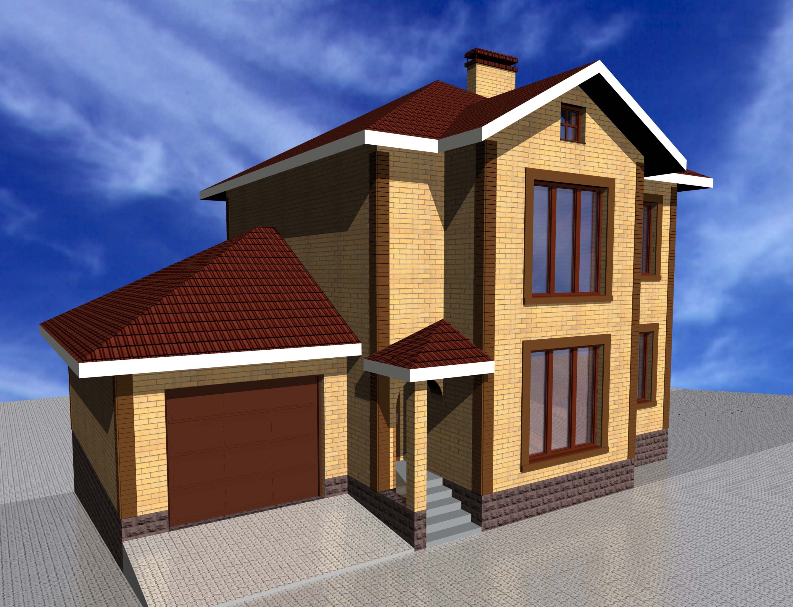 Построим дом 34. Двухэтажный дом с гаражом. Двухэтажный гараж на даче. Проекты двухэтажных домов. Двухэтажный домик с гаражом.